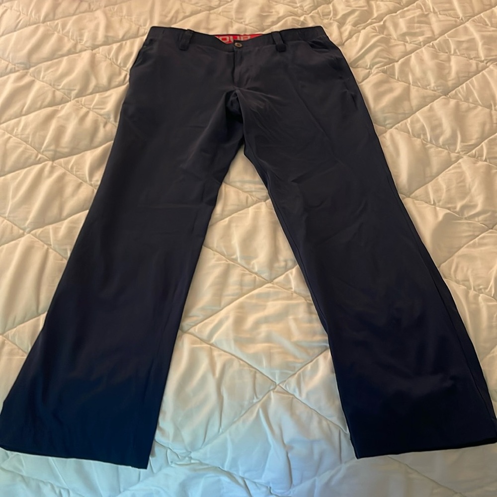 Under Armour dark blue golf pants 34/32